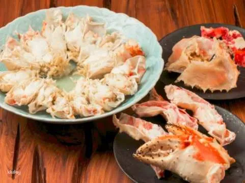 Hokkaido, Japan｜Michelin Crab Cuisine Live Crab Cuisine Blooms｜Online Reservation