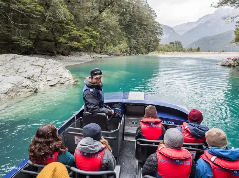 Glenorchy Dart River Jet Boat with optional Funyak Canoe Adventure | Queenstown Departure